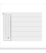 Radiatorombouw 50x160 cm Lijn vlakke voorplaat RAL-9016
