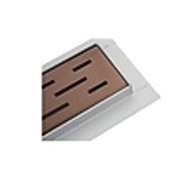 Los Rooster Douchegoot Brons 100cm Messing 7cm