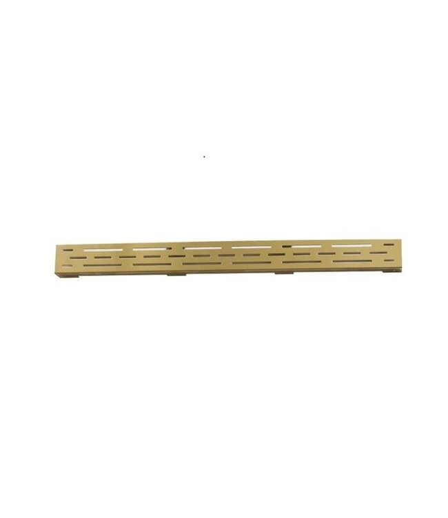 Rooster Douchegoot Los Goud geborsteld 90cm Messing 7cm