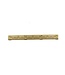 Rooster Douchegoot Los Goud geborsteld 90cm Messing 7cm