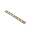 Rooster Douchegoot Los Goud geborsteld 90cm Messing 7cm