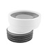 CREAVIT Afvoermanchet excentrisch 2 cm Sprongbocht WC afvoer