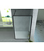 ALONI Douchewand Zwart Frame Danilo 100x200cm 8mm veiligheidsglas Nano-coating incl. Muursteun