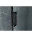 Douchecabine Zwart Mat Frame Sofia 120x80x195cm Schuifdeur Helder Glas 8mm Veiligheidsglas