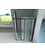 Douchecabine Zwart Mat Frame Sofia 120x80x195cm Schuifdeur Helder Glas 8mm Veiligheidsglas