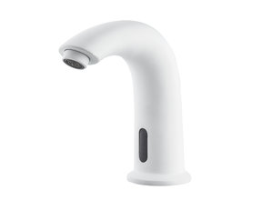 Wastafelkraan Cosmo Infrarood Sensor Mat Wit Koudwater kraan