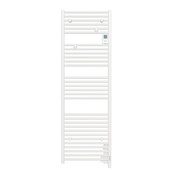 Handdoekradiator Elektrisch Dahlia Wit 1590x500mm 750 Watt digitale thermostaat programmeerbaar (RAL9016) Handdoekradiator Elektrisch Dahlia Wit 1590x500mm 750 Watt digitale thermostaat programmeerbaar (RAL9016)