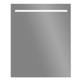 Badkamerspiegel Dion 58x80x3 cm Led verlichting Vóór & Onderverlichting incl. Spiegelverwarming