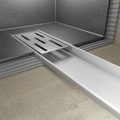 Douchegoot RVS FLENS 50 cm met Uitneembaar Sifon + uitneembaar haarfilter