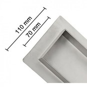 Douchegoot RVS FLENS 80 cm met Uitneembaar Sifon + uitneembaar haarfilter