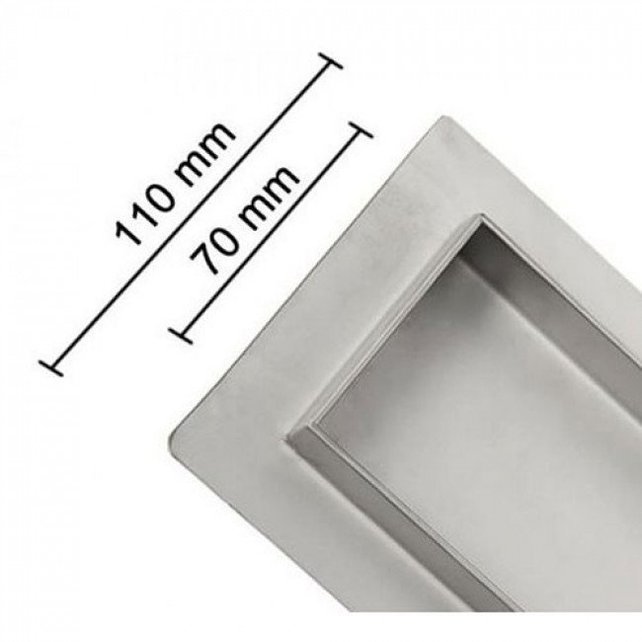 Douchegoot RVS FLENS 80 cm met Uitneembaar Sifon + uitneembaar haarfilter