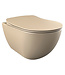 Hangtoilet Creavit Freedom Mat Zwart ( Exclusief toiletbril )