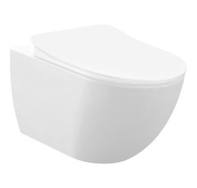 Hangtoilet Creavit Freedom Mat Wit met bidet ( Exclusief toiletbril )