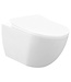 Hangtoilet Randloos Creavit Freedom Mat Antraciet met bidet excl. wc-bril