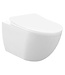 Hangtoilet Randloos Creavit Freedom Mat Antraciet met bidet excl. wc-bril