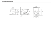 Hangtoilet Randloos Creavit Freedom Mat Cappuccino met bidet excl. wc-bril Hangtoilet Randloos Creavit Freedom Mat Cappuccino met bidet excl. wc-bril
