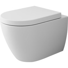 Bocchi Jet-Flush Hangtoilet Randloos Mat Wit 55cm diep (Incl) Softclose Toiletzitting