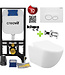 Toiletset Mat Wit Creavit Freedom compleet toiletset incl. wc bril softclose + inbouwreservoir + Drukplaat