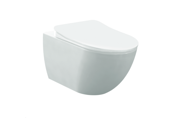 Toiletset Mat Wit Creavit Freedom compleet toiletset incl. wc bril softclose + inbouwreservoir + Drukplaat Toiletset Mat Wit Creavit Freedom compleet toiletset incl. wc bril softclose + inbouwreservoir + Drukplaat