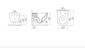 Toiletset Mat Wit Creavit Freedom compleet toiletset incl. wc bril softclose + inbouwreservoir + Drukplaat Toiletset Mat Wit Creavit Freedom compleet toiletset incl. wc bril softclose + inbouwreservoir + Drukplaat