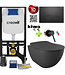 Toiletset met bidet Warm - Koud Mat Wit met omstelkraan incl. Softclose toiletbril