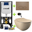 CREAVIT Toiletset met bidet Warm - Koud Mat Zwart met omstelkraan incl. Softclose toiletbril