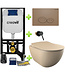 Toiletset met bidet Randloos Warm - Koud Wit met omstelkraan incl. Softclose toiletbril
