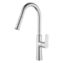 Keukenkraan Aloni Elegance Chroom Draaibare uitloop  Uittrekbare Handdouche