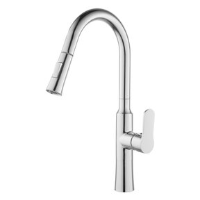 Keukenkraan Aloni Elegance Chroom Draaibare uitloop  Uittrekbare Handdouche