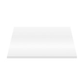 Wastafelblad Sally Mat Zwart 80x46x3cm MDF Wastafelblad Sally Mat Zwart 80x46x3cm MDF