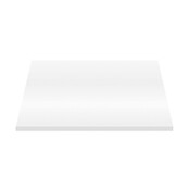 Wastafelblad Sally Mat Zwart 120x46x3cm MDF