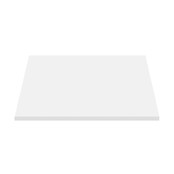 Wastafelblad Sally Mat Zwart 120x46x3cm MDF