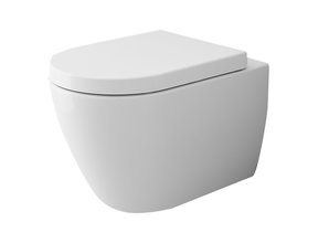 Hangtoilet Bocchi Jet-Flush Randloos Glans Wit incl. Toiletbril Softclose