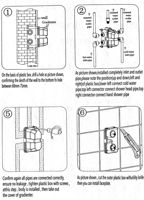 Inbouw Regendouche set Aloni Mat Zwart 25 cm Rond Hoofddouche muur Thermostaatkraan incl. handdouche