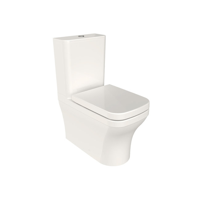 Bocchi Scala Arch Staand toilet Glans Wit (AO/PK) incl. Wc bril