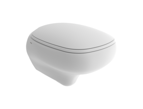 Hangend toilet  Bocchi Fenice Mat Wit Randloos ( excl. ) Toiletbril