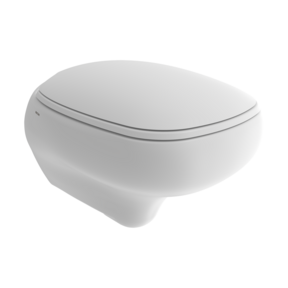 Hangend toilet  Bocchi Fenice Mat Wit Randloos ( excl. ) Toiletbril