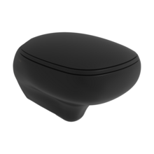 Hangend toilet  Bocchi Fenice Mat Zwart Randloos ( excl. ) Toiletbril