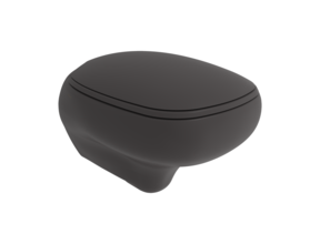 Hangend toilet Bocchi Fenice Mat Antraciet Randloos ( excl. ) Toiletbril