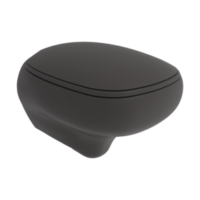 Hangend toilet Bocchi Fenice Mat Antraciet Randloos ( excl. ) Toiletbril