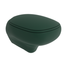 Hangend toilet Bocchi Fenice Mat Groen Randloos ( excl. ) Toiletbril