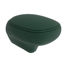 Hangend toilet Bocchi Fenice Mat Groen Randloos ( excl. ) Toiletbril
