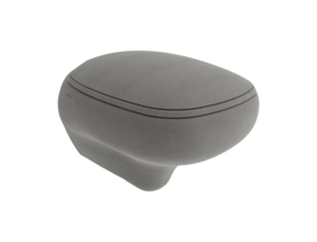 Hangend toilet Bocchi Fenice Mat Beton Randloos ( excl. ) Toiletbril