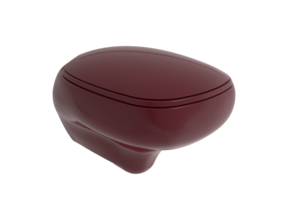 Hangend toilet Bocchi Fenice Bordeaux Rood Randloos ( excl. ) Toiletbril