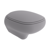 Hangend toilet  Bocchi Fenice Mat Grijs Randloos ( excl. ) Toiletbril