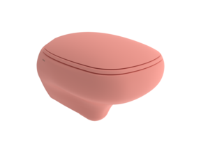 Hangend toilet Bocchi Fenice Mat Zalm Randloos ( excl. ) Toiletbril