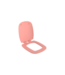 Hangend toilet Bocchi Fenice Mat Zalm Randloos ( excl. ) Toiletbril