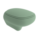 Hangend toilet Bocchi Fenice Mat Mint Groen Randloos ( excl. ) Toiletbril