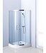 SANI-SUPPLY Douchecabine James Kwartrond 100x100x192cm Schuideuren 6mm veiligheidsglas