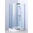 SANI-SUPPLY Douchecabine James Kwartrond 100x100x192cm Schuideuren 6mm veiligheidsglas